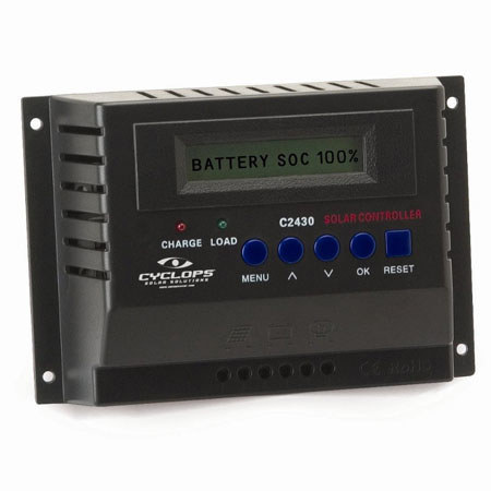 Cyclops Solar Solutions 30 Amp Solar Battery Charger Controller