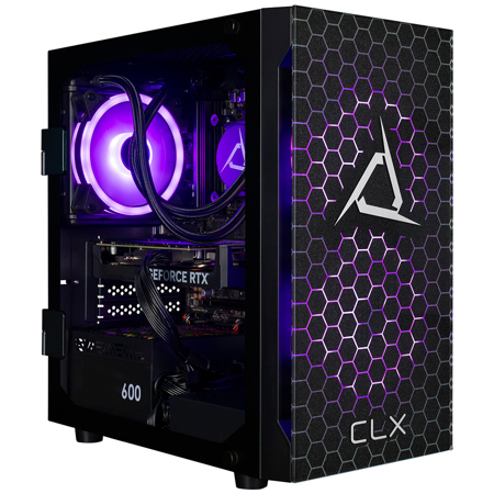 CLX SET Liquid Cooled Gaming Desktop, R5 9600X, 32GB RAM