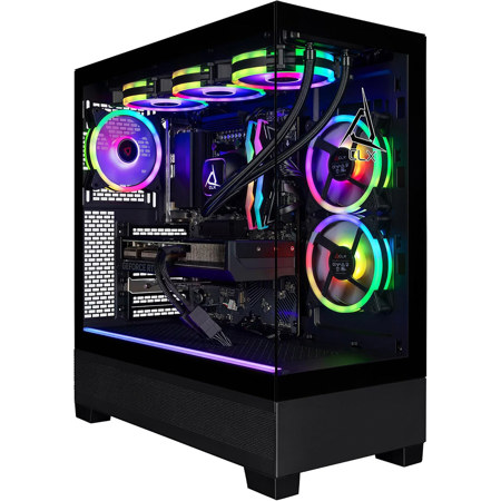 CLX SET Liquid Cooled Gaming Desktop Computer, Intel Core i9-14900KF 3.2GHz, 64GB RAM, 2TB SSD + 4TB HDD, NVIDIA GeForce RTX 5080 16GB, Windows 11 Home, Black