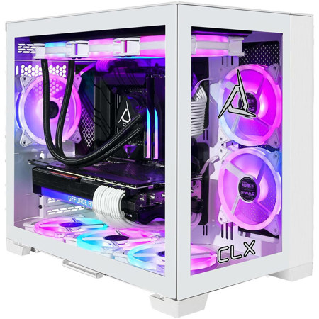 CLX Scarab Liquid Cooled Gaming, R7 7800X3D, 32GB RAM, 2TB SSD, RTX 5070, W11H
