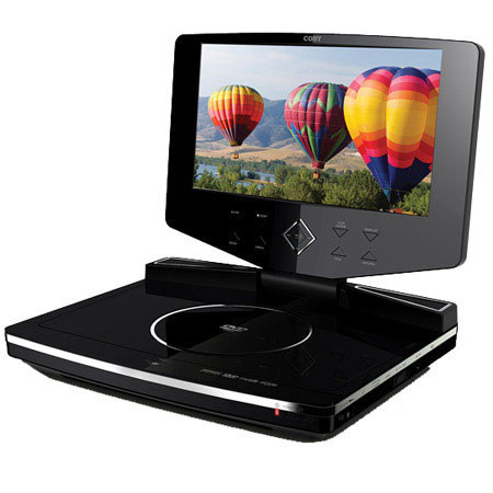 Coby Swivel 10.2" Widescreen TFT Portable DVD, CD & MP3 Player with Anti-Skip Circuitry