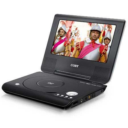 Coby 7in Widescreen TFT Portable DVD, CD and MP3 Player