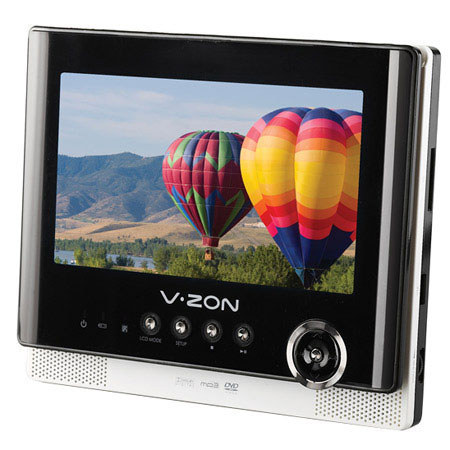 Coby 7in Widescrn TFT Portble Tablt DVD,CD and MP3 Plyr