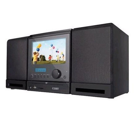 Coby TFDVD7091 7 inch DVD Player Mini Home System