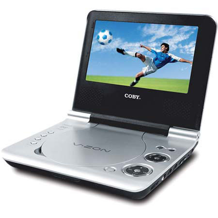 Coby 8" Widescreen TFT Portable DVD, CD & MP3 Player