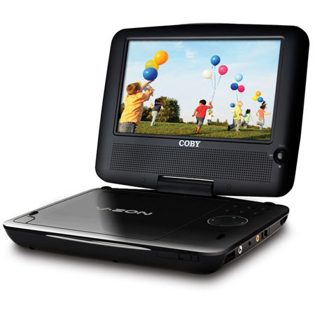 Coby TFDVD8509 8.5in Swivel Screen Portable DVD Player