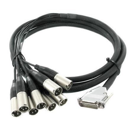 Cymatic Audio Cable Splitter for uTrack24 Recorder - DB25 to 8 XLR Female, 6.6'