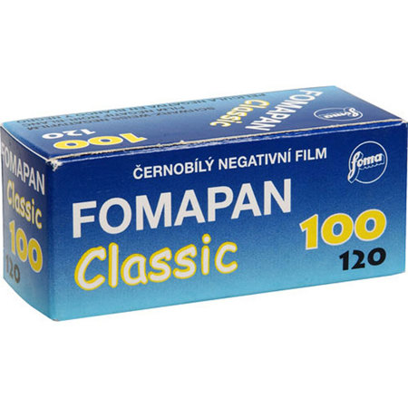 Foma Fomapan 100 Classic Black and White Negative Film, 120 Roll Film, 60mm Wide