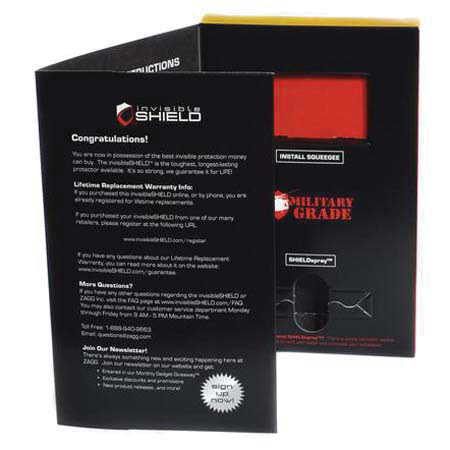 Zagg BLKBRY9630FB invisibleShield Body Protector