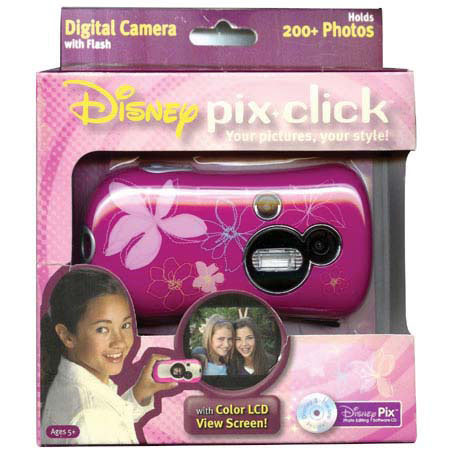 Disney Pix Click Princess,Cam w/1.1" LCD, 2x Digital Zoom