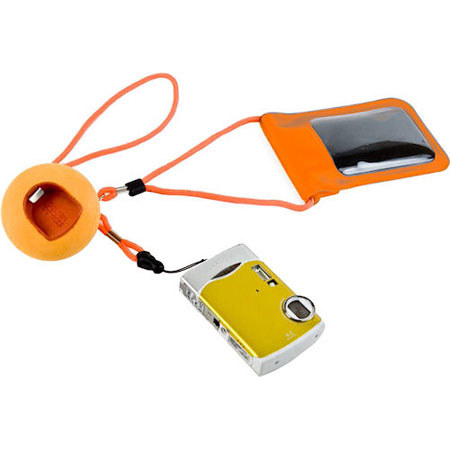 Delkin Devices Jelly Fish Flotation for Digital Cameras, Orange