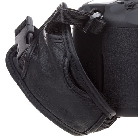 DLC Dotline Leather Nylon Film & Digital SLR Camera Grip w/Built-In Stand,Black