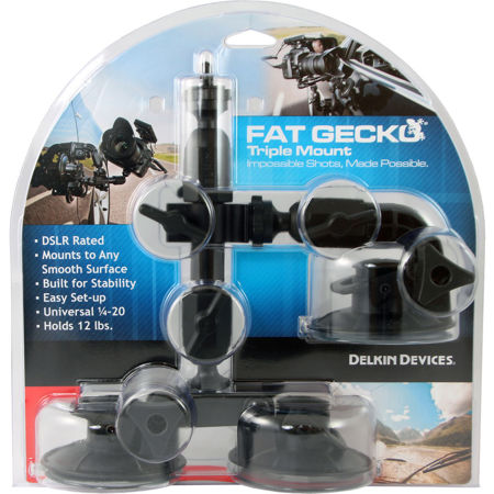 Delkin Devices Fat Gecko Triple Mount DDMNT-TRIPLE - Adorama