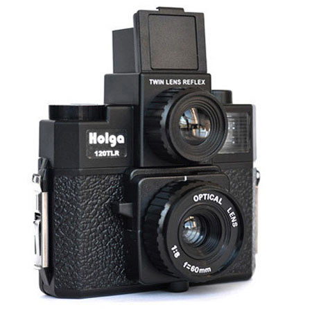 Holga 120 TLR Medium Format Plastic Camera, Black