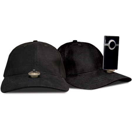 Hatcam HC10 Hat with Universal Mount, Black