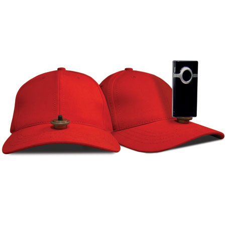 Hatcam HC10 Hat with Universal Mount, Red