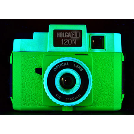 Holga 120N Lens Medium Format Camera, Neon Green