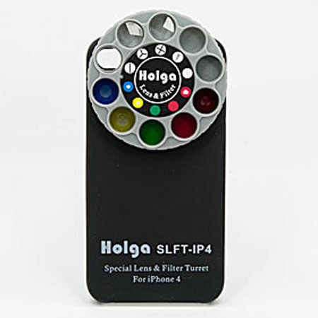 Holga iPhone 4 and 4S Lens and Filter Case, Black