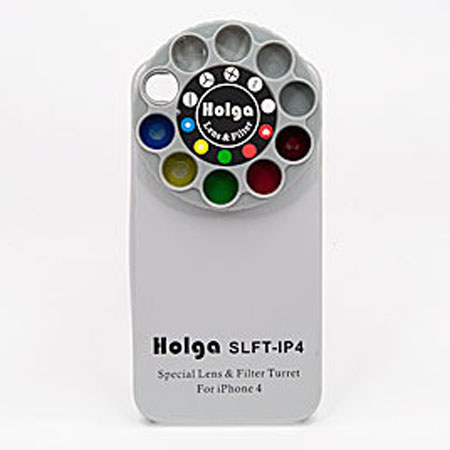 Holga iPhone 4 and 4S Lens and Filter Case, Silver