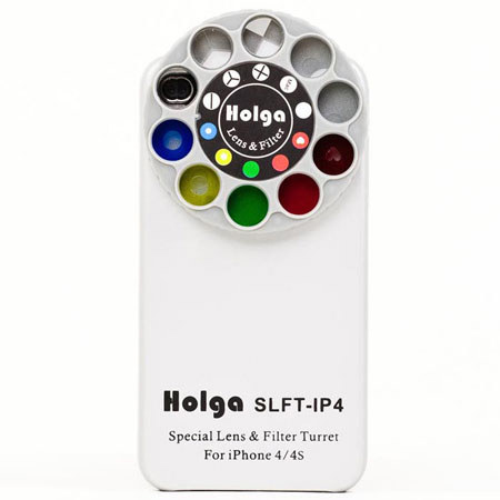 Holga iPhone 4 and 4S Lens and Filter Case, White
