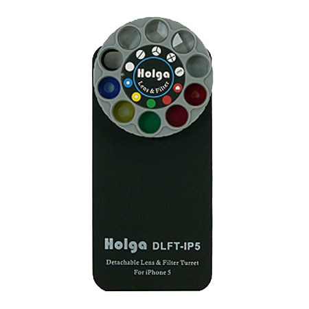 Holga Lens Case for iPhone 5 - Black - Detachable Turret