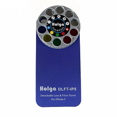 Holga Lens Case for iPhone 5 - Blue - Detachable Turret