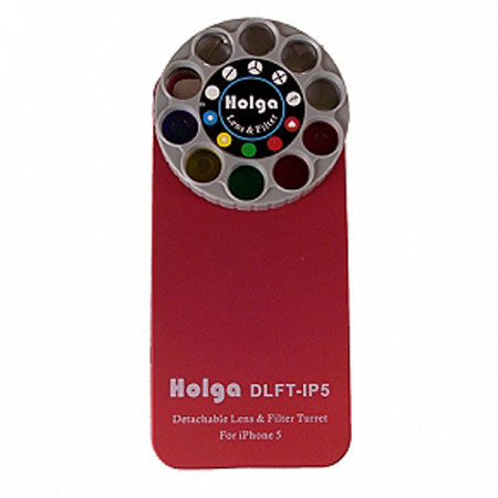 Holga Lens Case for iPhone 5 - Red - Detachable Turret