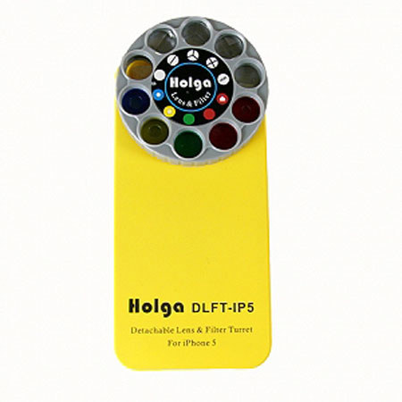 Holga Lens Case for iPhone 5 - Yellow - Detachable Turret