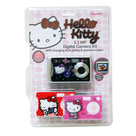 Hello Kitty "Hello Kitty" Digital Camera Kit, with 7.1MP Camera with 1.8" Screen + Video Clips,