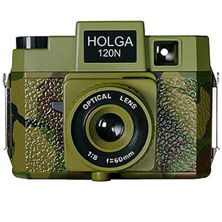 Holga 120N Medium Format Fixed Focus Camera, Commando