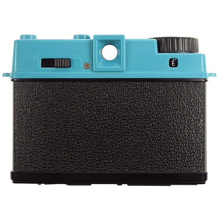 Lomography Diana Mini 35mm Camera, 24mm Lens, Black/Teal Blue