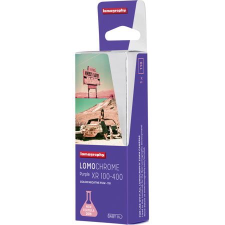 Lomography LomoChrome Purple 110 Color Negative Film, 100-400 ISO,24 Exposures