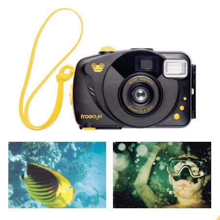 Lomography Lomo Frogeye Underwater Camera, Waterproof to a Depth of 4 Meters, 12 feet.
