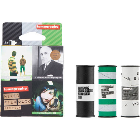 Lomography 120 Mixed Film Pack, 3 Rolls