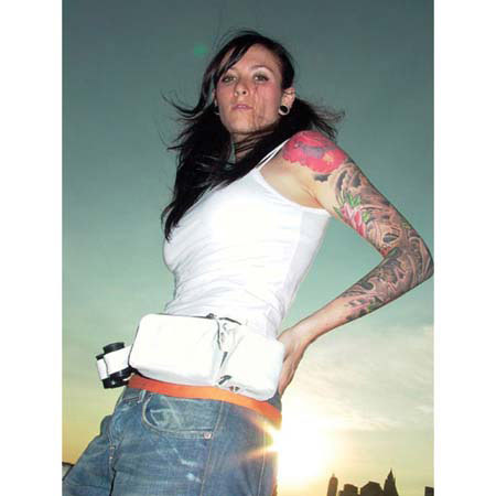 Lomography Hipshot, Shoulder Style Camera Bag, White