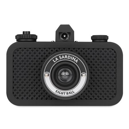 Lomography La Sardina 35mm Film Camera with 22mm f/8 Lens, 8Ball Edition