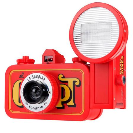 Lomography La Sardina El Capitan Camera with Flash