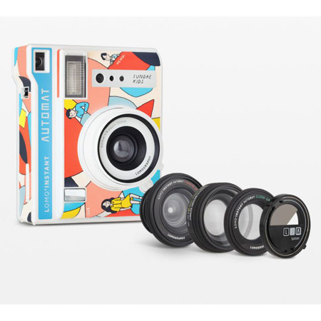 Lomography Lomo'Instant Automat Instant Film Camera, Sundae Kids Edition