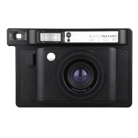 Lomography Lomo'Instant Wide Black Camera with 2x Lenses, Black