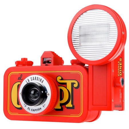 Lomography La Sardina 35mm Camera, El Capitan with Fritz