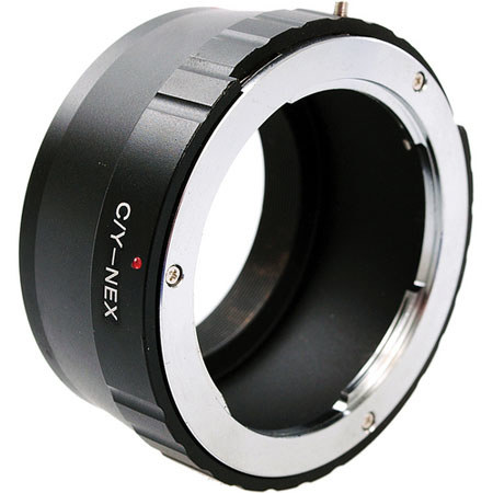 DLC Lens Mount Adapter f/Mounting Contax/Yashica Mount Lenses on Sony NEX Camera