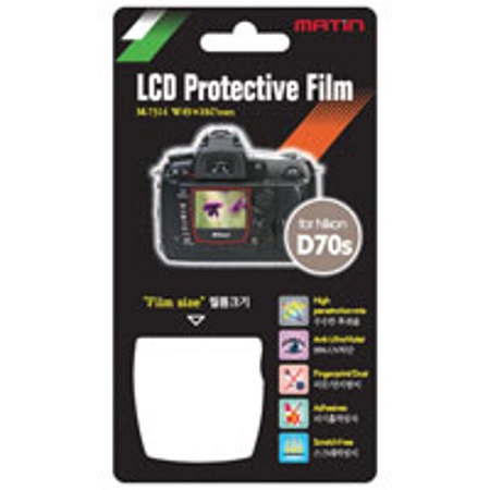 Matin LCD Screen Protector for Nikon D70s Screen