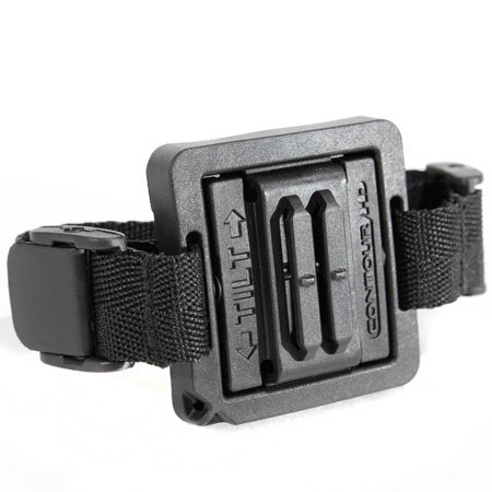 Contour Action Video Camera Helmet Mount for Vented Helmets, with Easy &amp; Secure Strap.