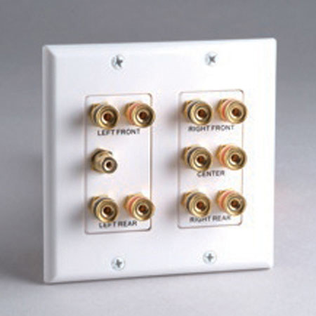 DataComm Electronics 5.1 Surround Sound 2-Gang Plate
