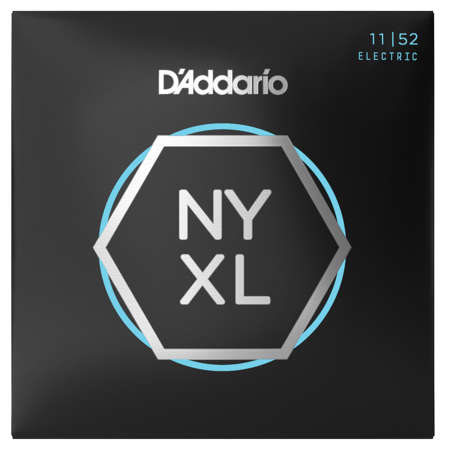 D'Addario NYXL1152 NYXL Nickel Wound Electric Guitar String Set, 11-52, 3-Pack