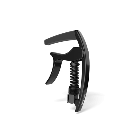 D'Addario Tri-Action Capo with Adjustable Tension, Black