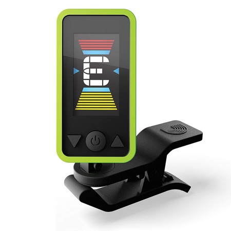 D'Addario Eclipse Chromatic Headstock Clip-On Tuner Green