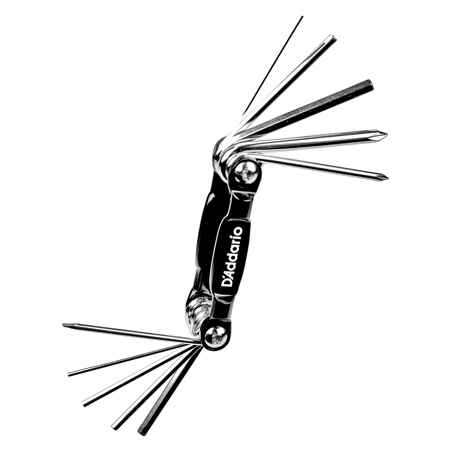 D'Addario Guitar/Bass 10-In-1 Multi-Tool