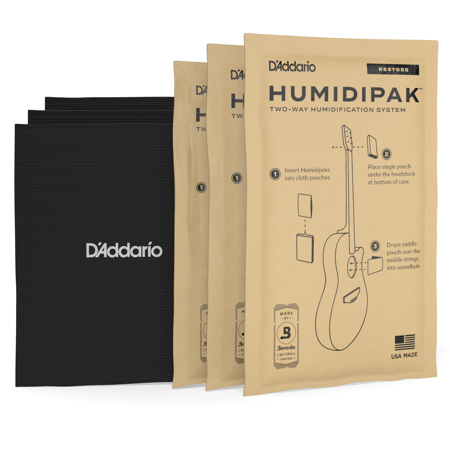 D'Addario Humidipak Restore Two-Way Automatic Humidity Conditioning System