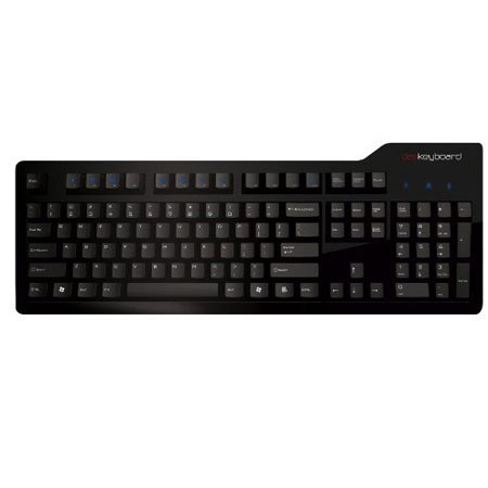 Das Keyboard Professional Model S with Media Keys - Clicky Typing Experience (MX2A Blue Switch)
